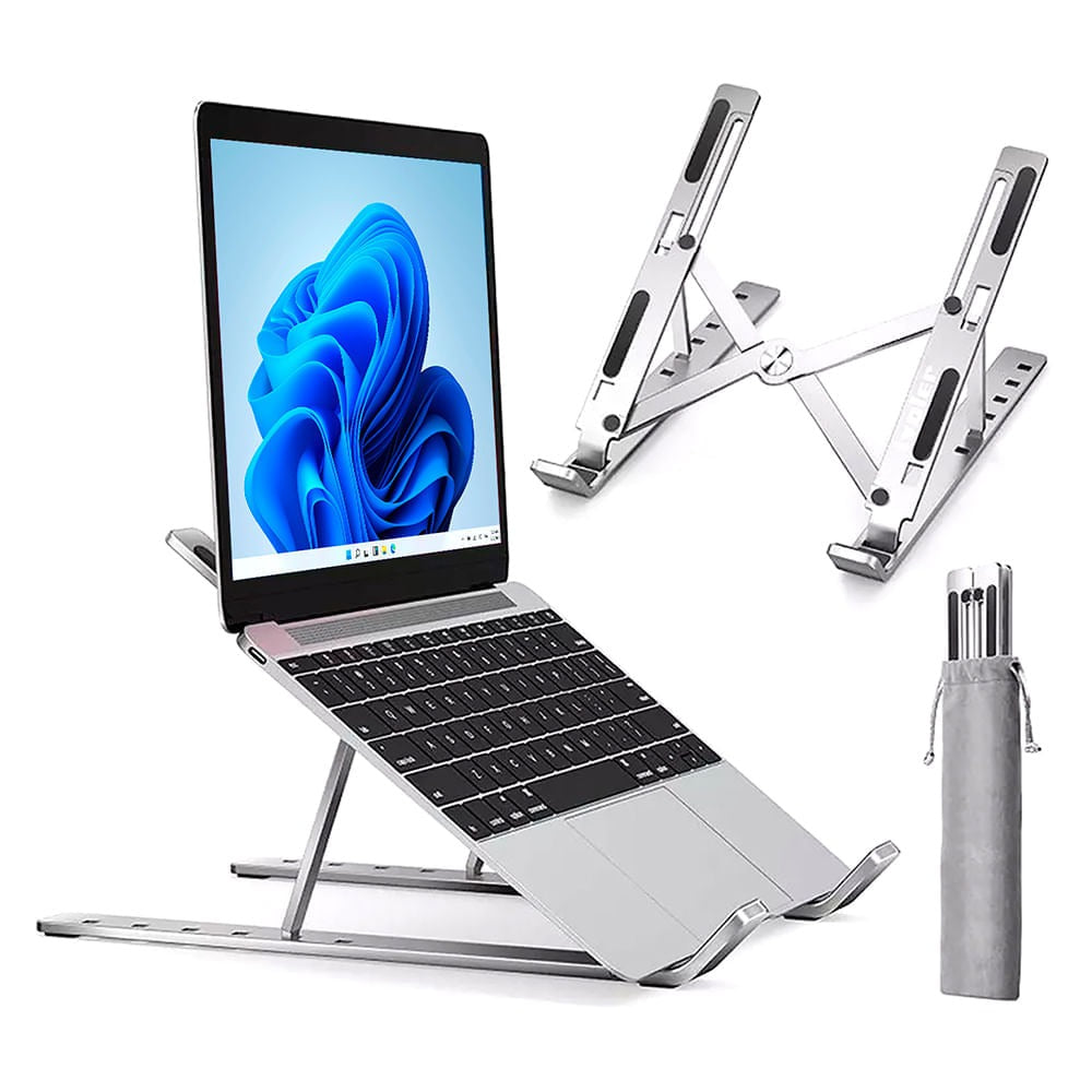 BASE METALICA PLEGABLE PARA LAPTOP SOPORTE TABLET