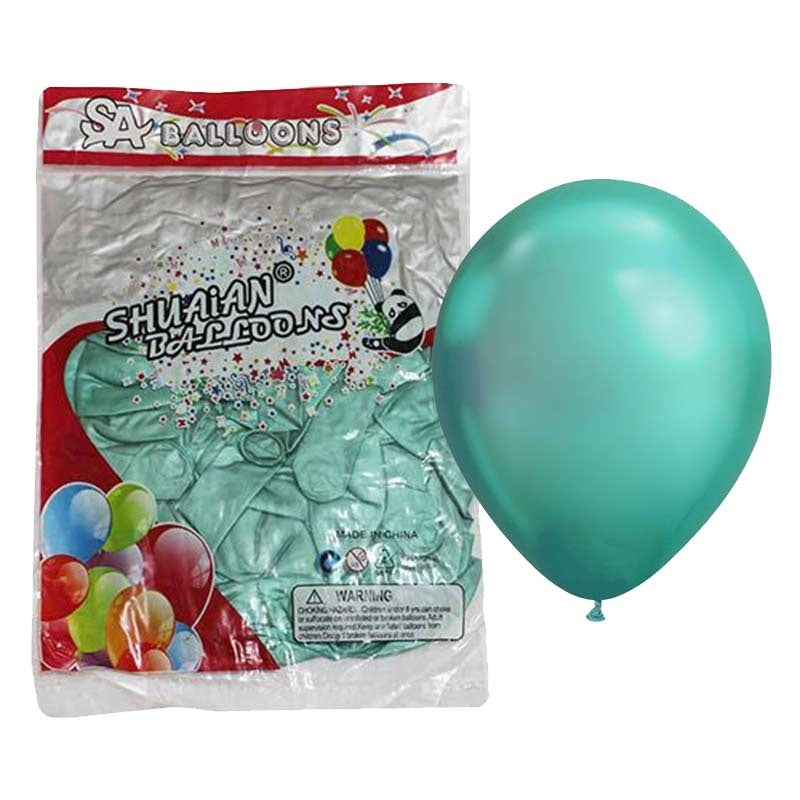 Globos Latex Cromado Chrome R11 R12 Normal Variados/fiestas
