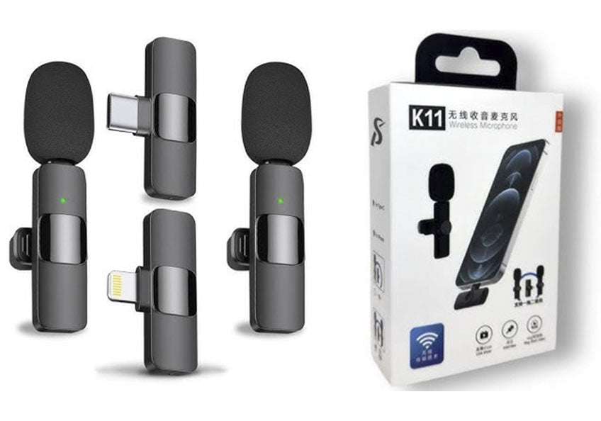 Microfono Balita Lavalier Inalambrico Tipo C - iPhone Anti Viento