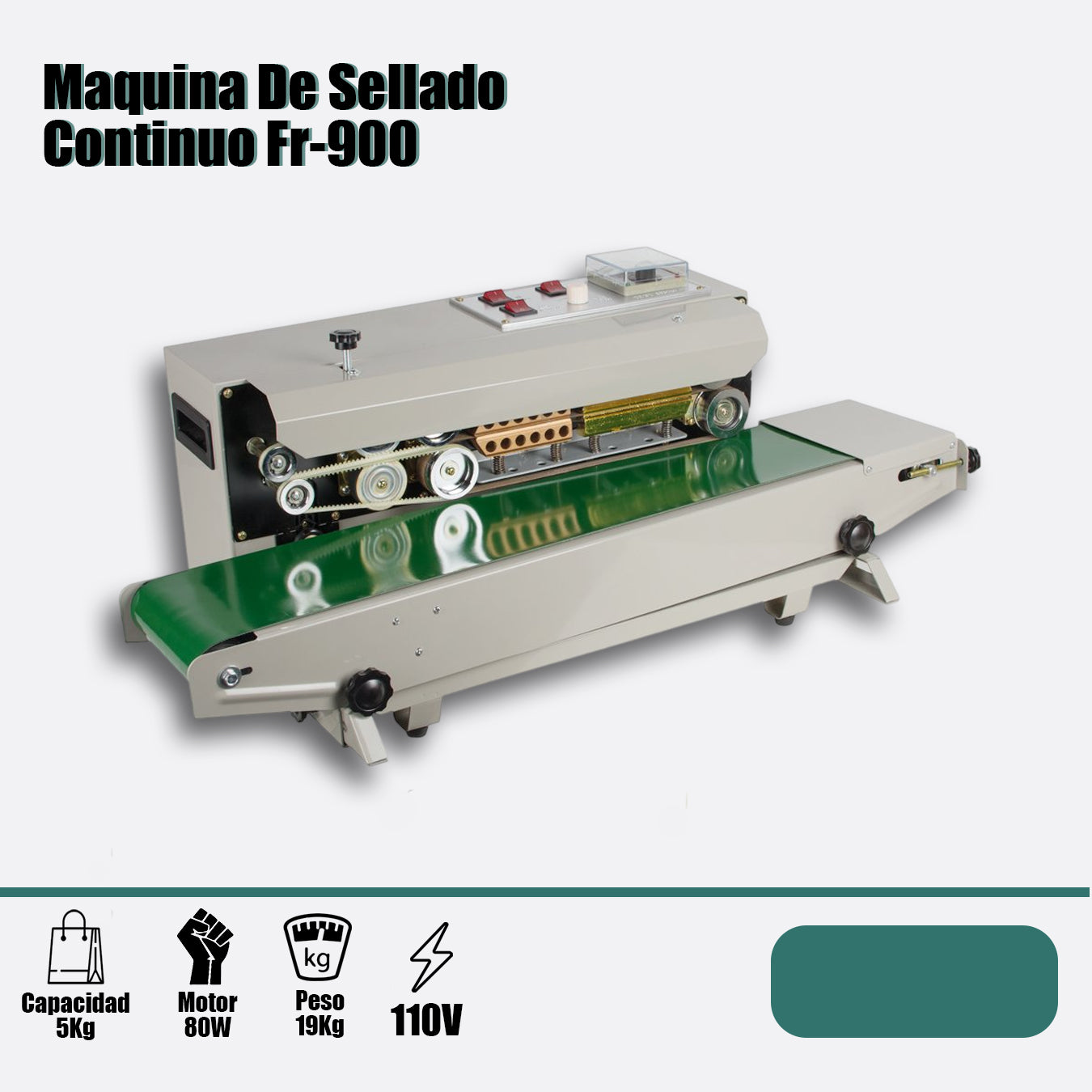 Máquina De Sellado Continuo Fr-900