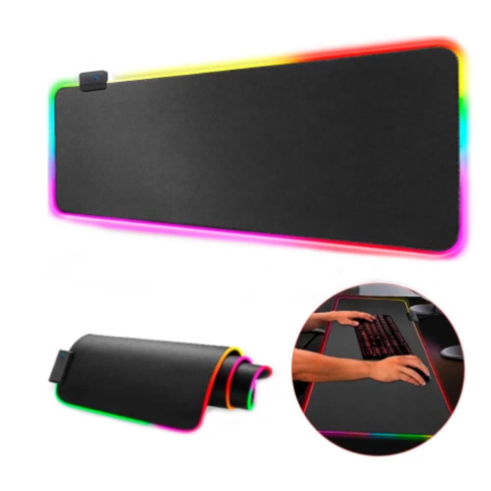 MOUSE PAD GAMING RGB 30X80CM ALFOMBRILLA ANTIDESLIZANTE
