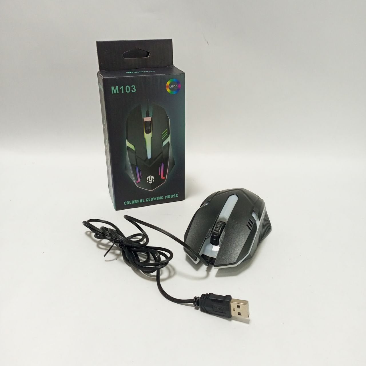 MOUSE GAMER ALAMBRICO CON LUCES