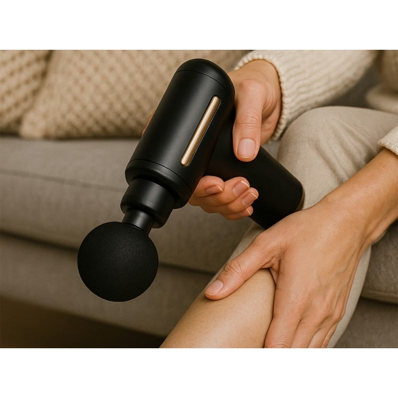 PISTOLA MASAJEADORA DE PERCUSION INALAMBRICA RECARGABLE