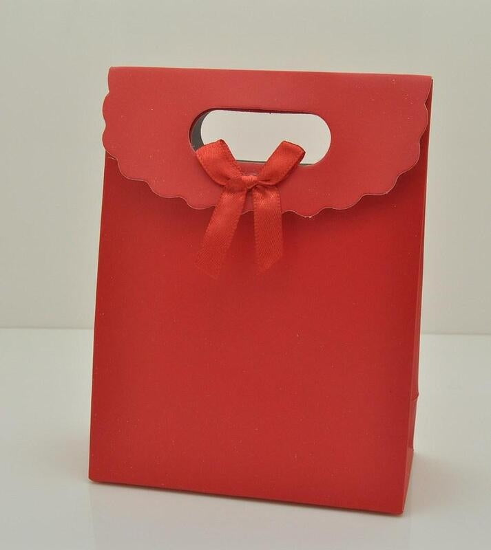 Bolsa De Regalo Con Aza Y Lazo 12x6x16