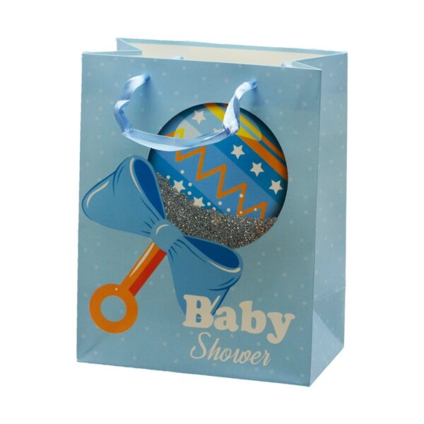 Bolsa De Regalo Tamaño Grande Motivo Baby Shower Niña Niño