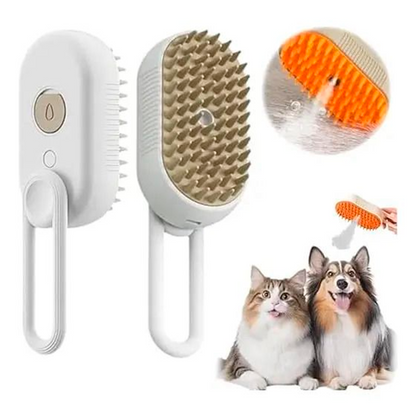 Cepillo Para Mascotas Eléctrico Recargable Con Pulverizador