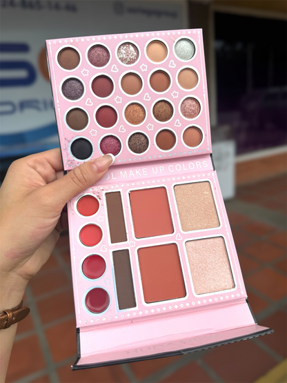 Paleta Sombras Tipo Libro Hudanew 30 Tonos