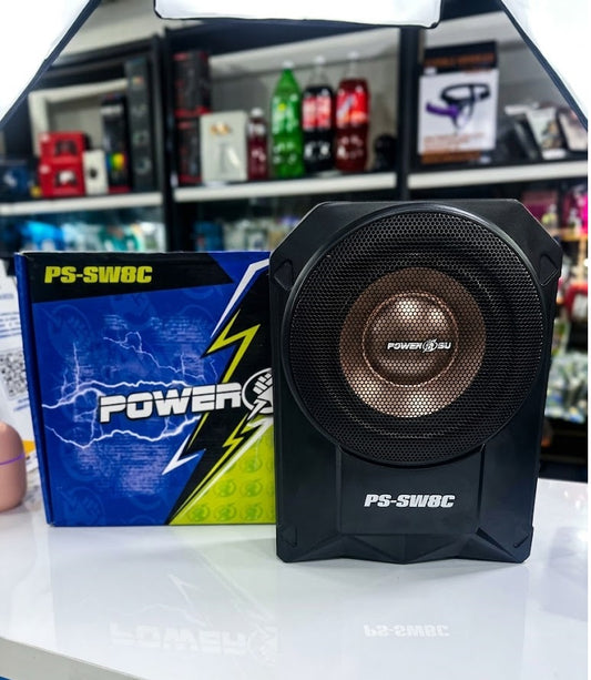 Subwoffer Bajo Amplificado Plano 960W 8inch Power Su