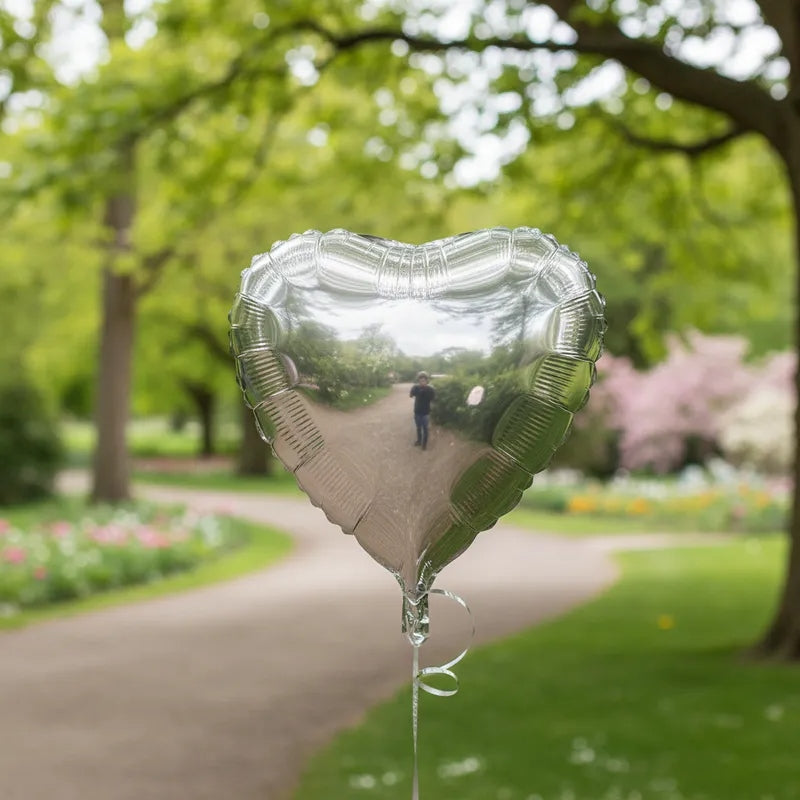 Globo Metalizado Corazón Liso 18 Pulgadas Fiestas/arreglos