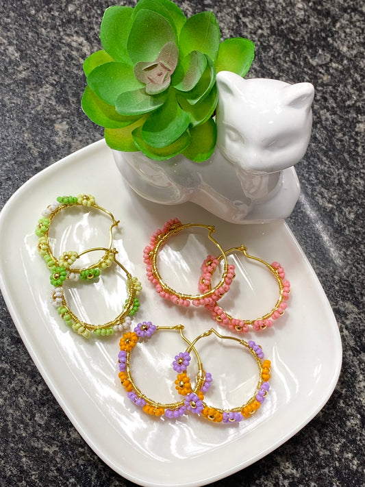 ARGOLLAS DISEÑOS DE FLORES