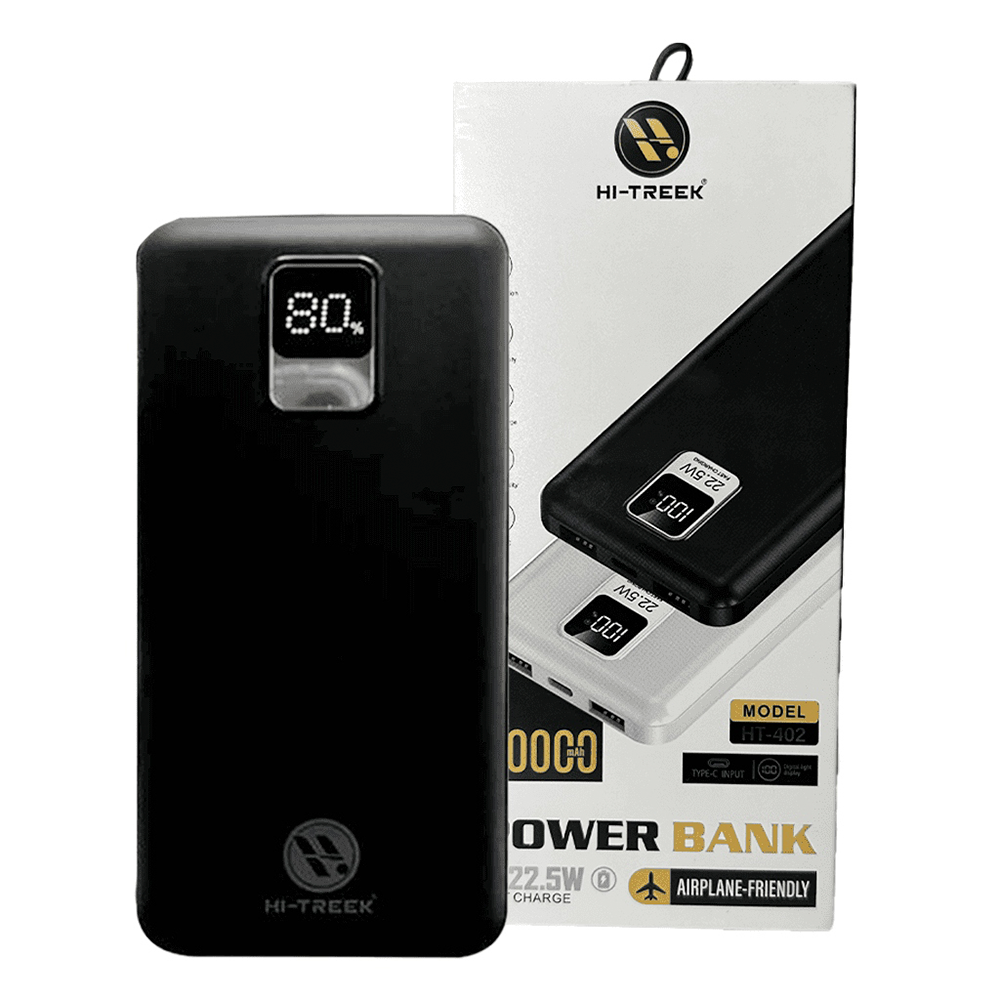 Powerbank Carga Rapida Hi-treek 10.000 Mah Lighthing Tipo C