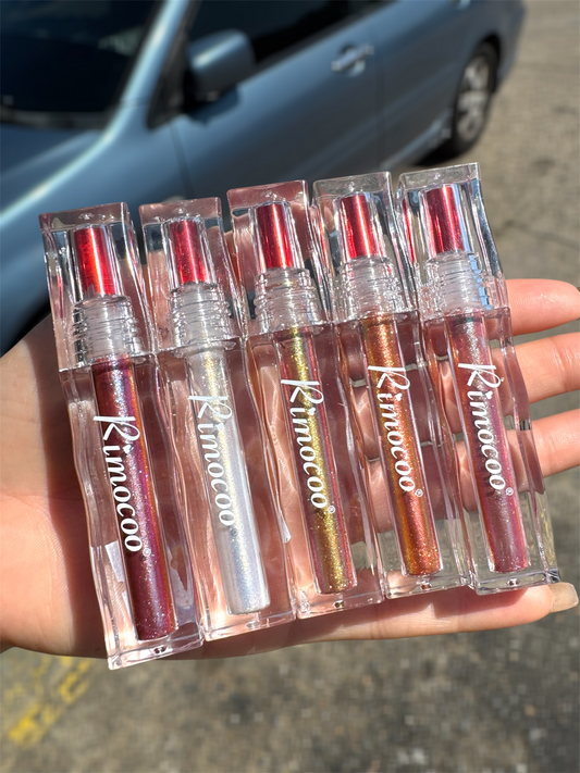 Sombra Liquida Ojos Rimocoo Tornasol Roja