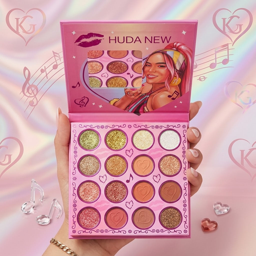 Paleta Sombras Karol G Maquillaje 16 Tonos