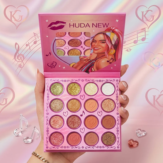 Paleta Sombras Karol G Maquillaje 16 Tonos