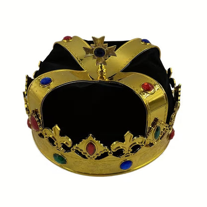 Corona De Rey Con Detalles De Gemas Para Cumpleaños Regalos