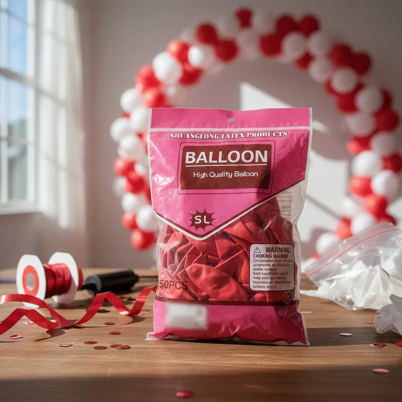 Globos Látex Mate 50 Unidades Para Fiestas Y Decoraciones