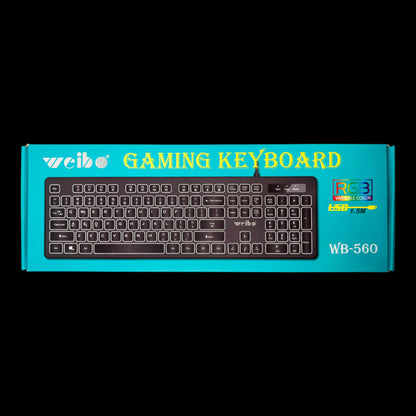 Teclado USB Alambrico Game Con Iluminasión Rgb Gaming