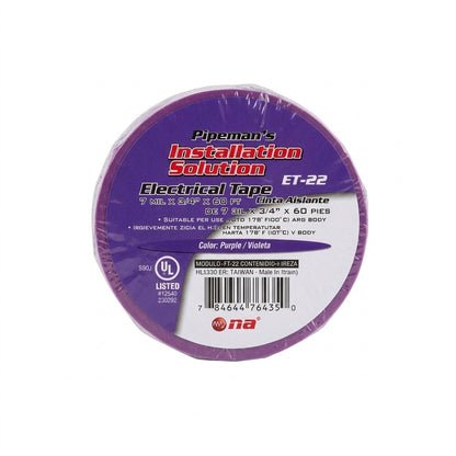 Teipe Morado Eléctrico 18mts Pipemans