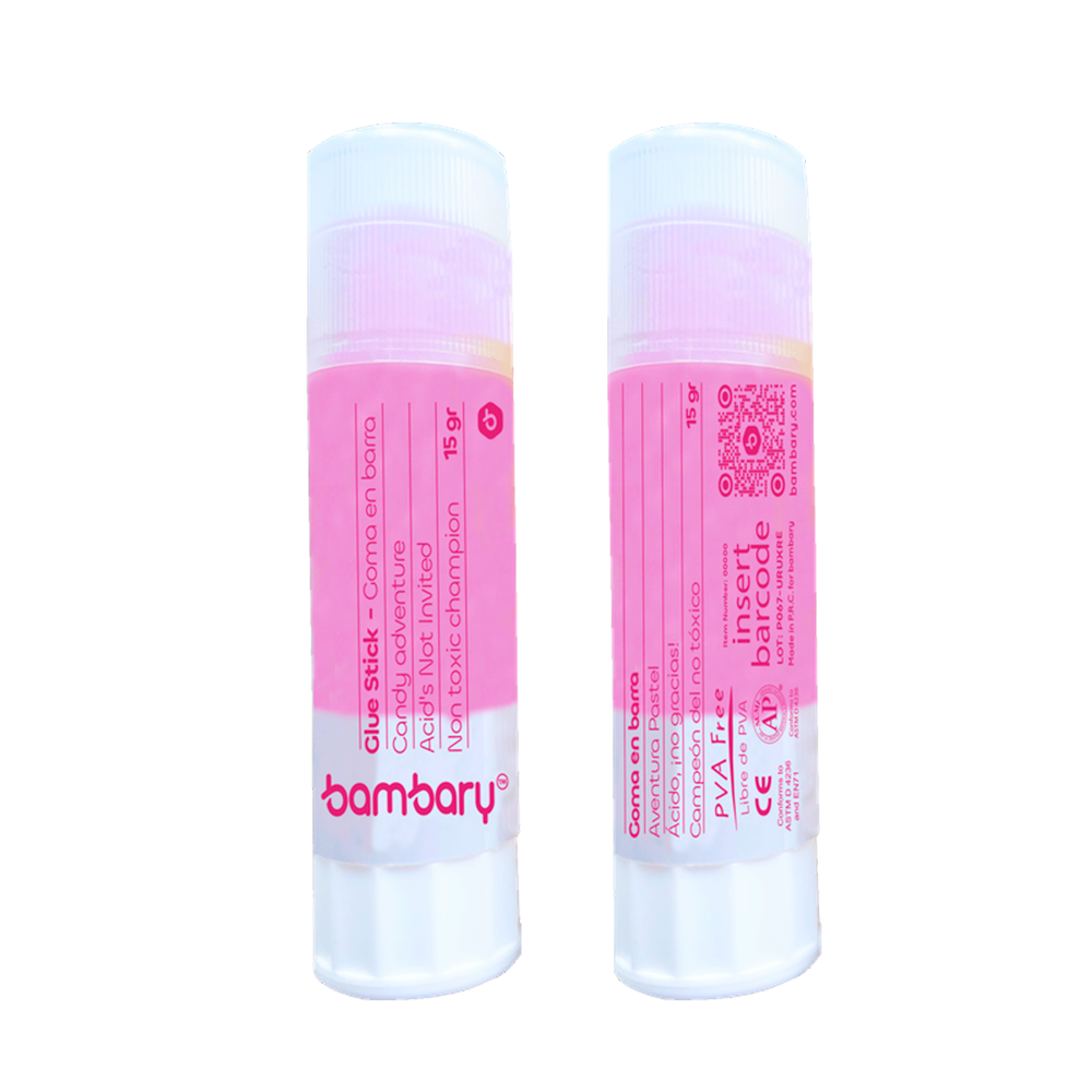 Goma En Barra Escarchada Transparente De 15 Gr