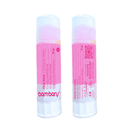 Goma En Barra Escarchada Transparente De 15 Gr