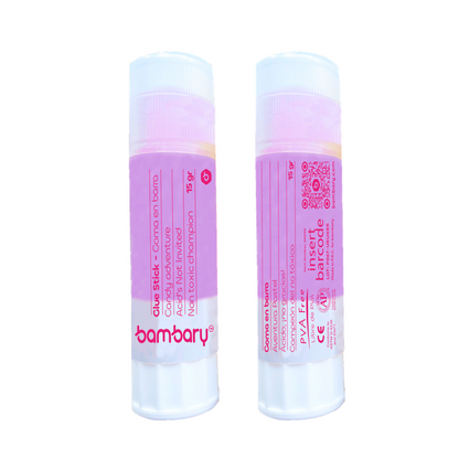 Goma En Barra Escarchada Transparente De 15 Gr