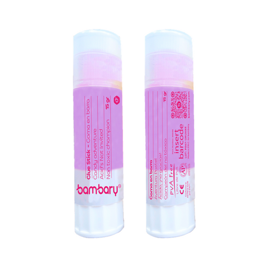 Goma En Barra Escarchada Transparente De 15 Gr