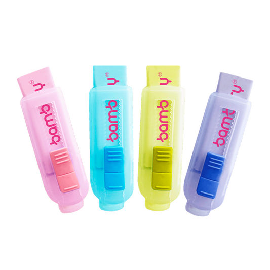 Borradores Retractiles Pastel 20x60x10 Mm