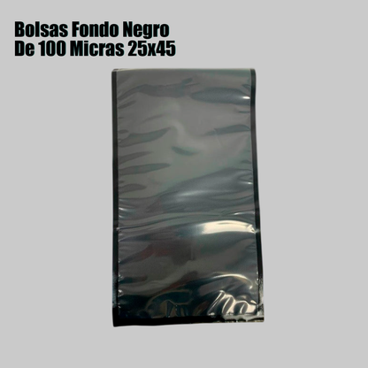 BOLSAS FONDO NEGRO DE 100 MICRAS