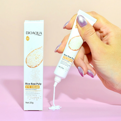 Crema Contorno de Ojos de Arroz Antiojeras BIOAQUA
