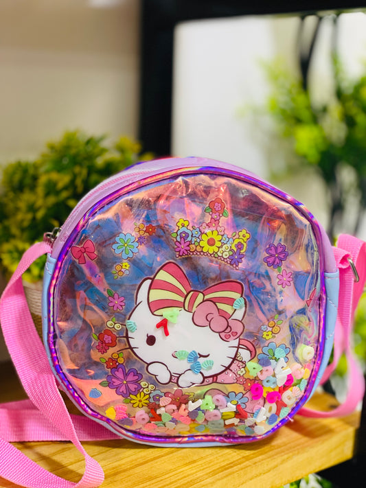 BANDOLERO REDONDO DE HELLO KITTY PARA NIÑA