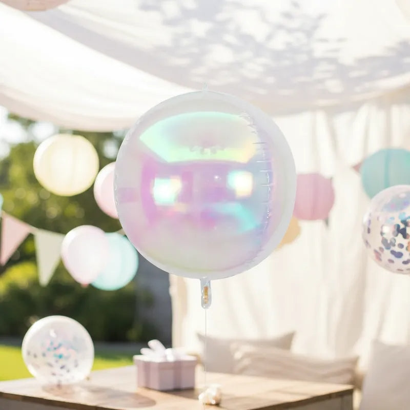 Globo Metalizados Iridiscentes Alumbrantes Fiestas Arreglos