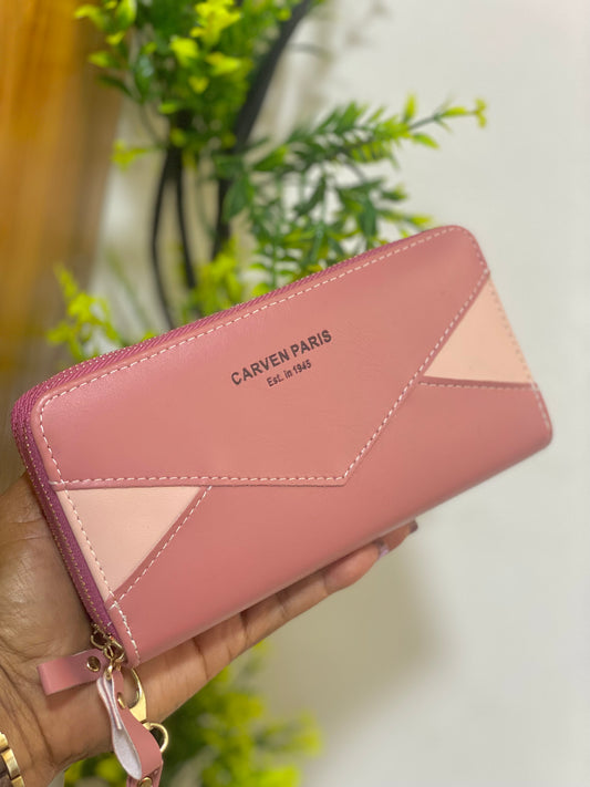 MONEDERO ELEGANTE EN COLOR ROSA VIEJA