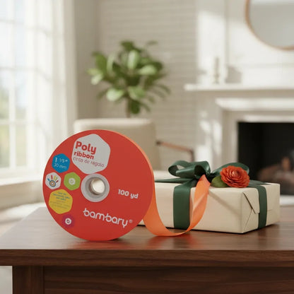 Cinta De Regalo De 30 Mm/100 Yardas Bambary