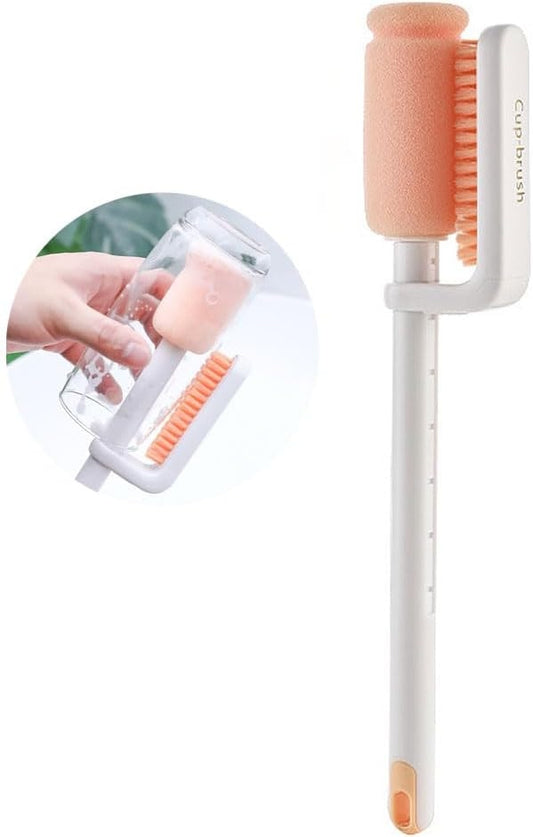 Cepillo De Lavaplatos Doble, Esponja De Limpieza Múltiple