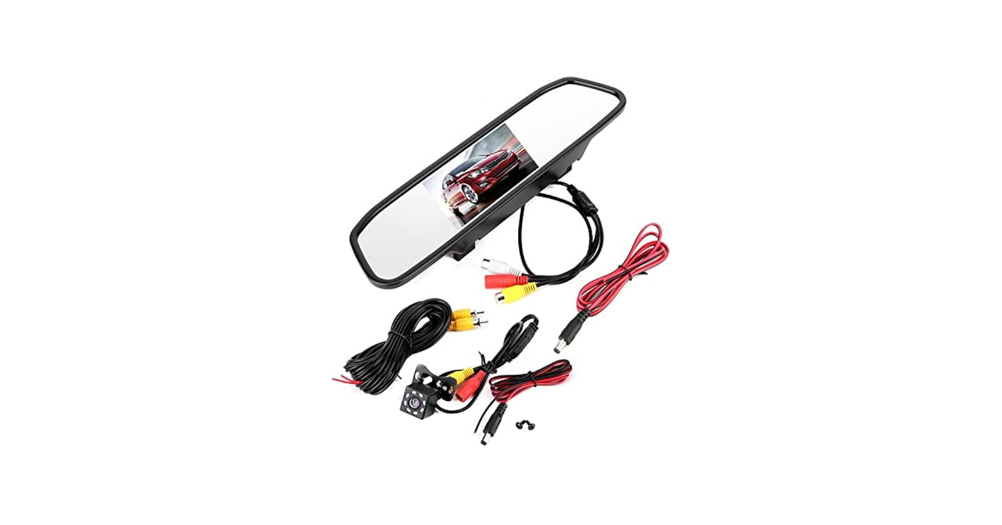 Espejo Retrovisor Con Cámara Dvr For 11 Para Vehículos 4.3"