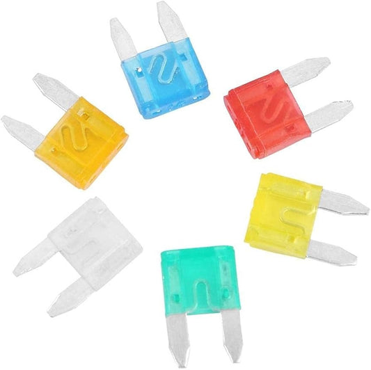 Kit De Mini Fusibles De 200 Unidades De Varios Amperajes
