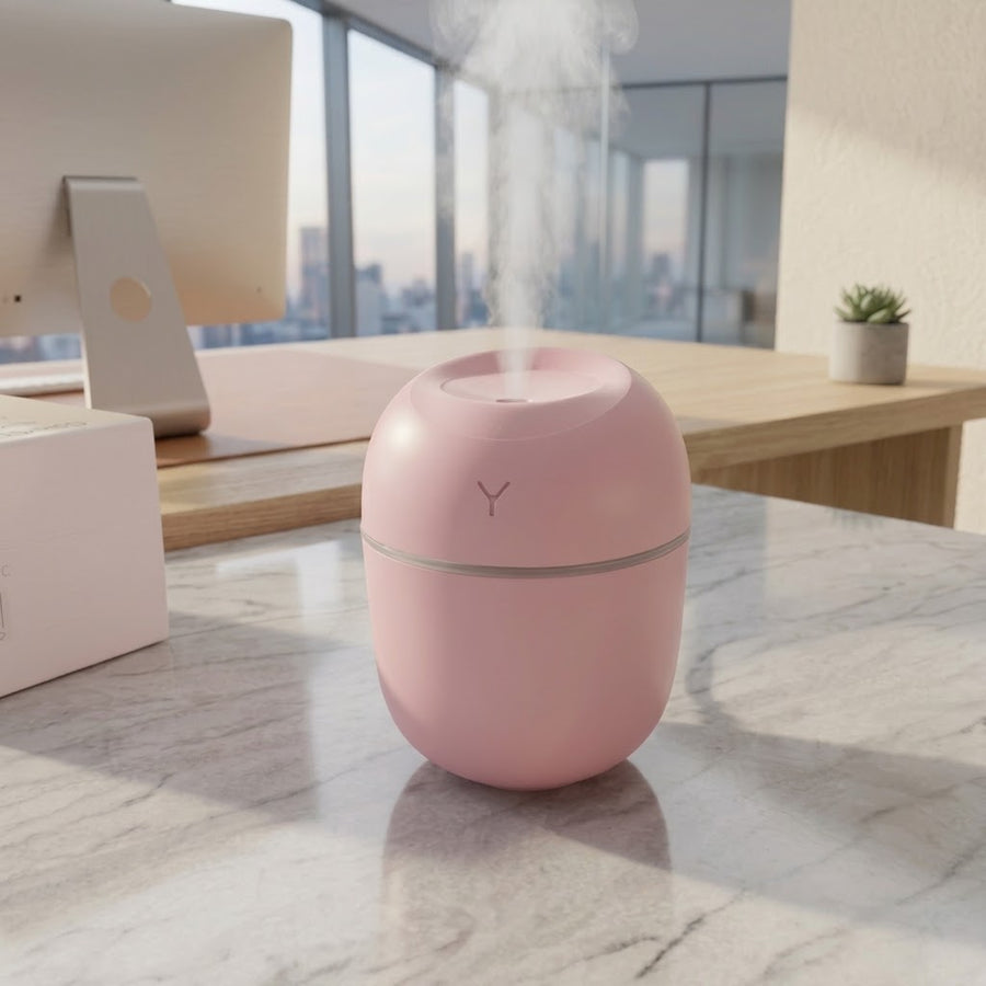 Mini Humificador Rgb Rosado