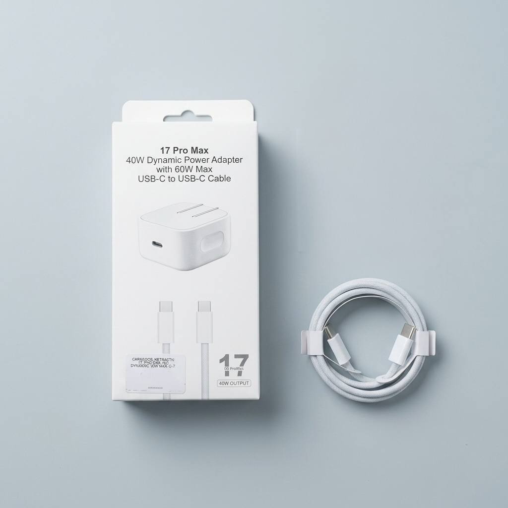 Cargador 17 Pro Max 40W Usb Tipo C a C
