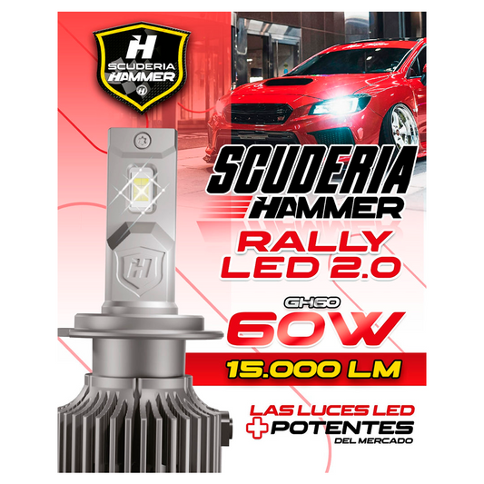 Luces Led De Rally Scuderia Hammer De 15.000 Lumens