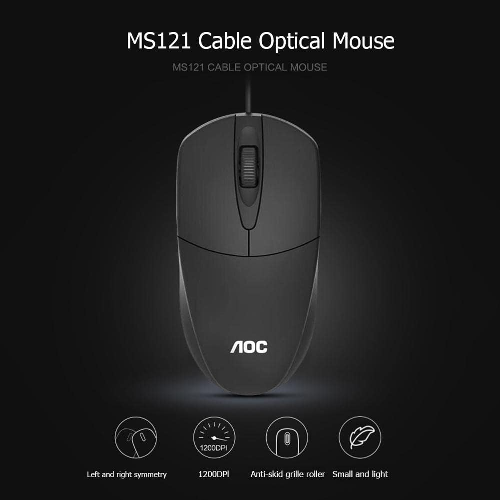 MOUSE OPTICO ALAMBRICO BÁSICO USB