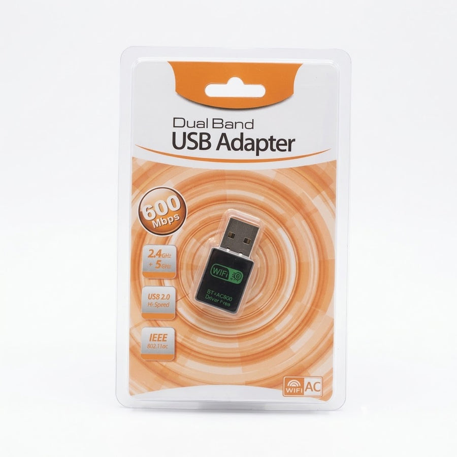 Receptor De Wi-fi Doble Banda 600 mbps Tipo Stick