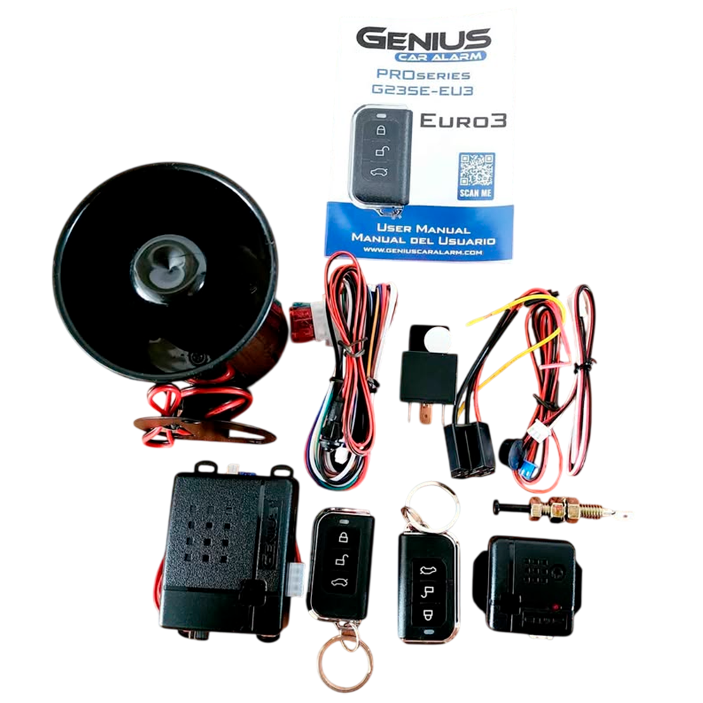 Alarma Metálica Para Vehículos Genius Diferentes Modelos