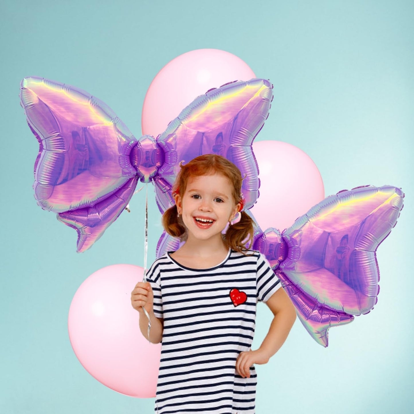 Globo De Lazo Deslumbrante De 24 Pulgadas Tornasol Variados