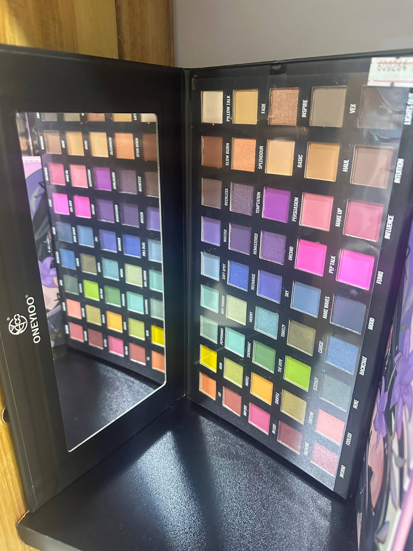 Paleta Sombras Oneyioo Caja Negra 45 Tonos