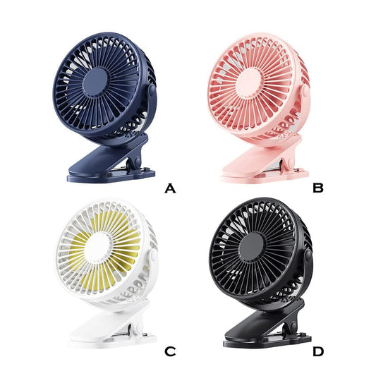 MINI VENTILADOR RECARGABLE PORTATIL DE PINZA