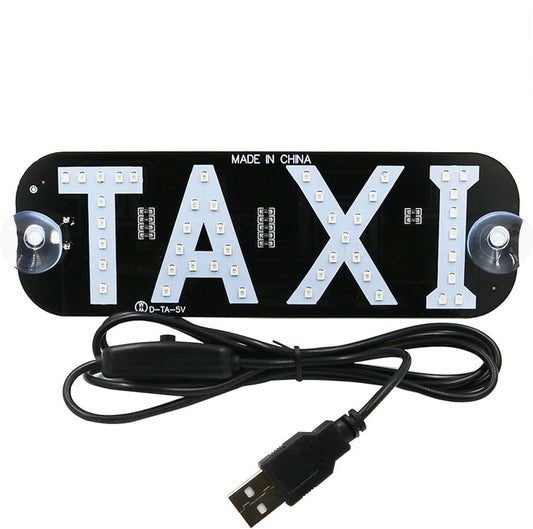 AVISO DE TAXI LED LETRERO, ANUNCIO 5V- USB