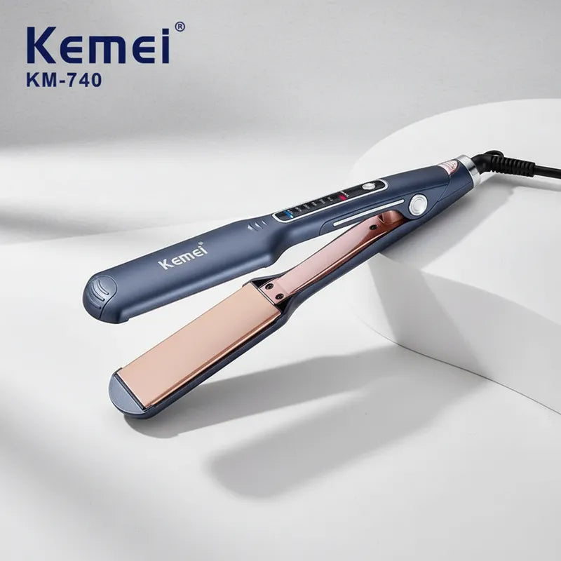 PLANCHA ALISADORA DE CABELLO KEMEI KM-740