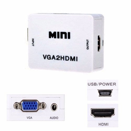 ADAPTADOR CONVERTIDOR VGA A HDMI