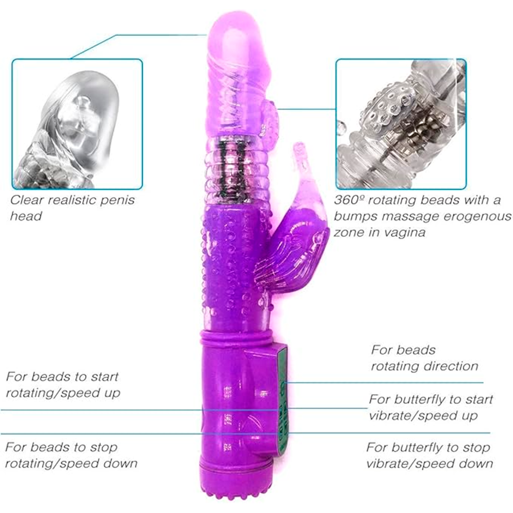 VIBRADOR CONSOLADOR RABBIT ROTATIVO