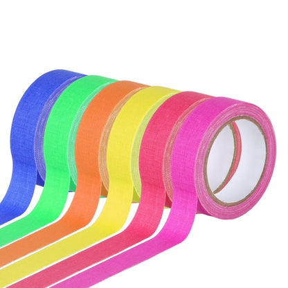 Kit Tirro Teipe Neón Para Hora Loca Fiestas Cotillón 6 Unidades
